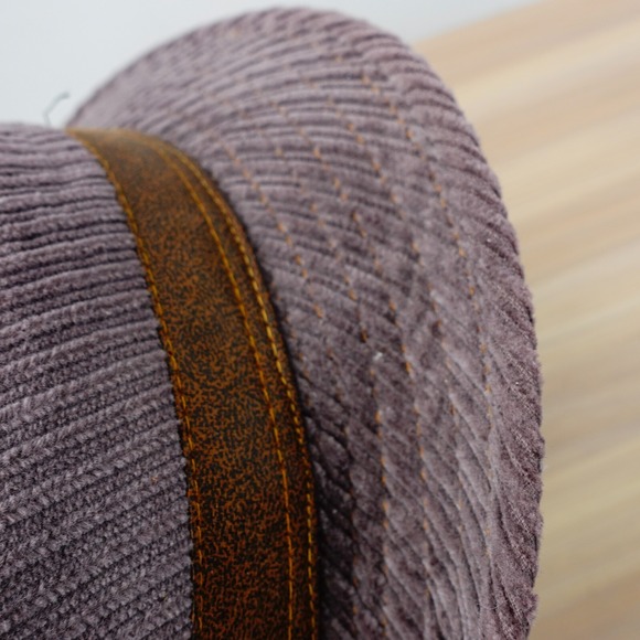Stetson Western‎ Hat Gray Large Cotton Reverse Corduroy Trilby Traveller Fedora main image 15